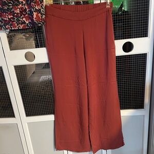 Old Navy Wide-Leg Pull-On Pants in Terracotta